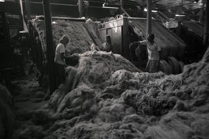 Juuttitehdas, Kolkata, Intia, 2017 (kuva) (kuva)