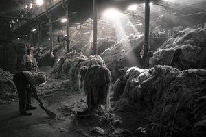 Juuttitehdas, Kolkata, Intia, 2017 (kuva) (kuva)