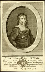 Corfitz Ulfeldtin muotokuva 1606-1664. tekijältä Jonas Haas