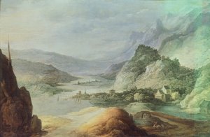Paisagem de montanhas, de Josse de Monper (1564-1635) finlandês