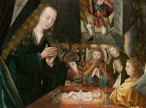 Betlehemin triptyykki, noin 1540 (maalaus puulle)