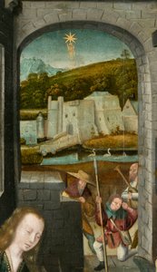 Betlehemin triptyykki, noin 1540 (maalaus puulle)