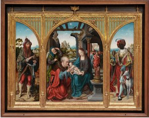 Adoration of the Magi, n. 1525 (öljy tammipaneeleille)