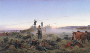 Istedin taistelun jälkeinen aamu 25. heinäkuuta 1850 tekijältä Jorgen Valentin Sonne