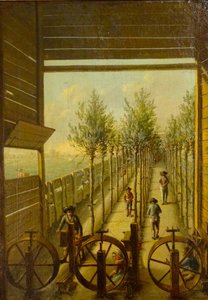 Kleingarenbaan Jaagpadilla Goudassa vuonna 1795. tekijältä Joris Herst