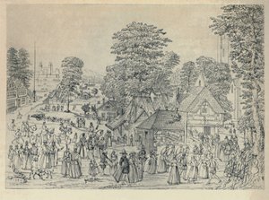 Hääjuhla Bermondseyssa, 1590, 1920 tekijältä Joris Hoefnagel