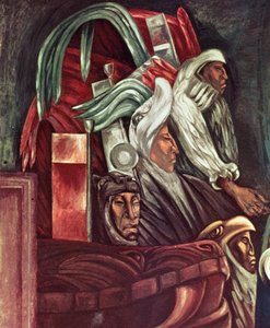 Aztec Warriors, The Epic of American Civilization tekijältä José Clemente Orozco