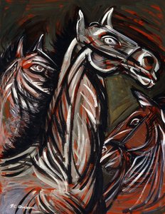 hevoset; Hevoset tekijältä José Clemente Orozco