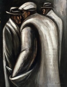 Työttömät, n. 1928-30 (öljy kankaalle) tekijältä José Clemente Orozco