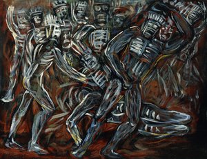 Valkoiset jumalat; Los Teules tekijältä José Clemente Orozco