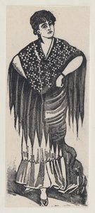 Mustalainen, n. 1880-1910, n. 1880-1910. tekijältä José Guadalupe Posada