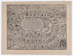 Game of the Goose, n. 1900-1910, n. 1900-1910. tekijältä José Guadalupe Posada