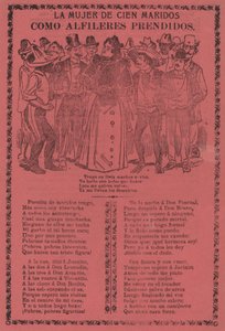 Sadan aviomiehen nainen - Kuten Pins on tekijältä José Guadalupe Posada
