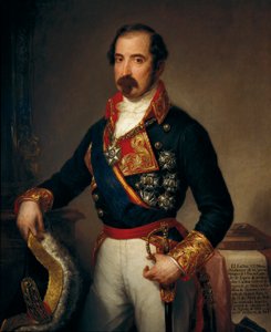 Dueron markiisin Manuel Gutierrez de la Comcha i Irigoyenin (1808-1874) muotokuva tekijältä José Gutiérrez de la Vega