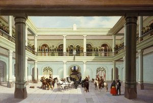 Näkymä sisäpihalle; Vista del Patio,