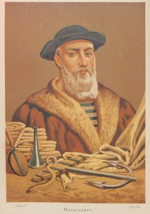 Ferdinand Magellanin muotokuva 1470-1521, 1879.