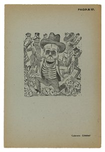 Calavera rikollinen tekijältä José Guadalupe Posada