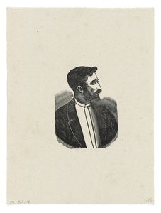 Muotokuva, n. 1888-1913, painettu 1942 (kaiverrus) tekijältä José Guadalupe Posada
