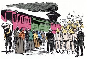 Meksikon vallankumous (1910-1920): Jose Guadalupe Posada (1852-1913) ksylografia tekijältä José Guadalupe Posada