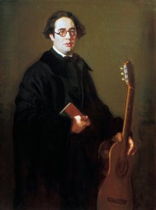 Andres Segovian muotokuva tekijältä Jose Maria Lopez Mezquita
