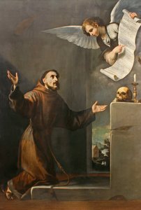Pyhä Franciscus saa Stigmatat, 1600-luvun ensimmäinen kolmannes.