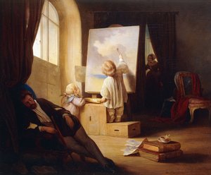 Nukkuva maalari; Nukkuva maalari, 1841