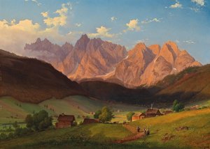 Näkymä Triglavista Sloveniassa