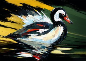 Eläimet: musta joutsen 4