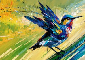 Eläimet: kolibri 3