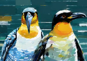 Eläimet: pingviini 1