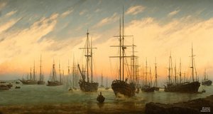 JJM luo uudelleen Friedrich-C-D: Näkymä satamaan (panoraama)