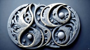 enkaustinen Feng Shui YIN JA YANG -konsepti _03