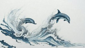 mustemaalaus: Dolphin_02