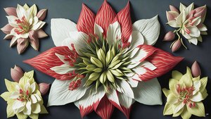 mandala: Amaryllis-elementit_02