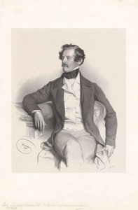 Alexander Freiherr von Bach (1813-1893), juristi, poliitikko tekijältä Josef Kriehuber