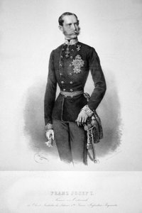 Franz Joseph I 1860 Litho 01 tekijältä Josef Kriehuber