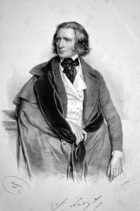 Franz Liszt 1846 tekijältä Josef Kriehuber