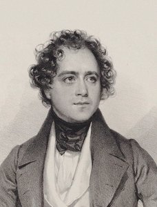 Säveltäjä Johann Vesque von Püttlingenin muotokuva 1803-1883, 1838. tekijältä Josef Kriehuber