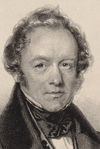 Muotokuva säveltäjä Peter Joseph von Lindpaintnerista 1791-1856, n. 1830.