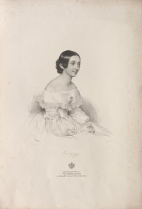 Oopperalaulaja Rita Gabussin muotokuva 1810-1891, 1840.
