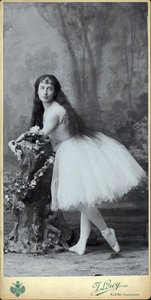 Luigia Cerale hahmona Giselle, c. 1880. tekijältä Josef Löwy