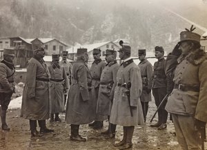 Albumi "Oma maailmansota - muistoja Lounaisrintamasta Kärntenissä, Italiassa, Trentino-Alto Adigessa) 31.3.1915-12.11.1918 - Josef Zohlen Wien": arkkiherttua Frederick of tekijältä Josef Zohles