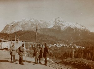 Albumi "Oma maailmansota - muistoja Lounaisrintamasta Kärntenissä, Italiassa, Trentino-Alto Adige" 31.3.1915-12.11.1918 - Josef Zohles Wien ": Itävallan sotilaita Italiassa tekijältä Josef Zohles