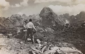 Albumi Meine weltkriegs - Erinnerungen the South-West Front (Kärnten, Italia, Etelä-Tiroli) (Minun maailmansota - muistoja Lounaisrintamasta Kärntenissä, Italiassa, Trentino Alto Adige) 31 III 1915 tekijältä Josef Zohles