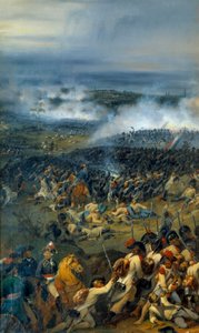 Vallankumoussodat: "" Anderlechtin taistelu 13. marraskuuta tekijältä Joseph Louis Hippolyte Bellange