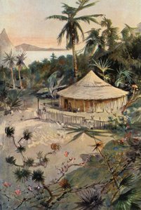 Robinson Crusoe: Will Atkinsin teltta (väri litho)