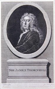 Sir James Thornhill (kaiverrus) tekijältä Joseph (after) Highmore