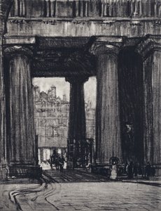 Eustonin asema (litho) tekijältä Joseph (after) Pennell