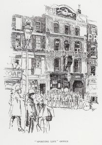 "Sporting Life" -toimisto (litho)