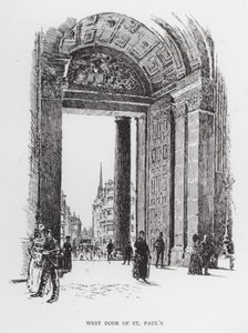 St Paulin länsiovi (litho)